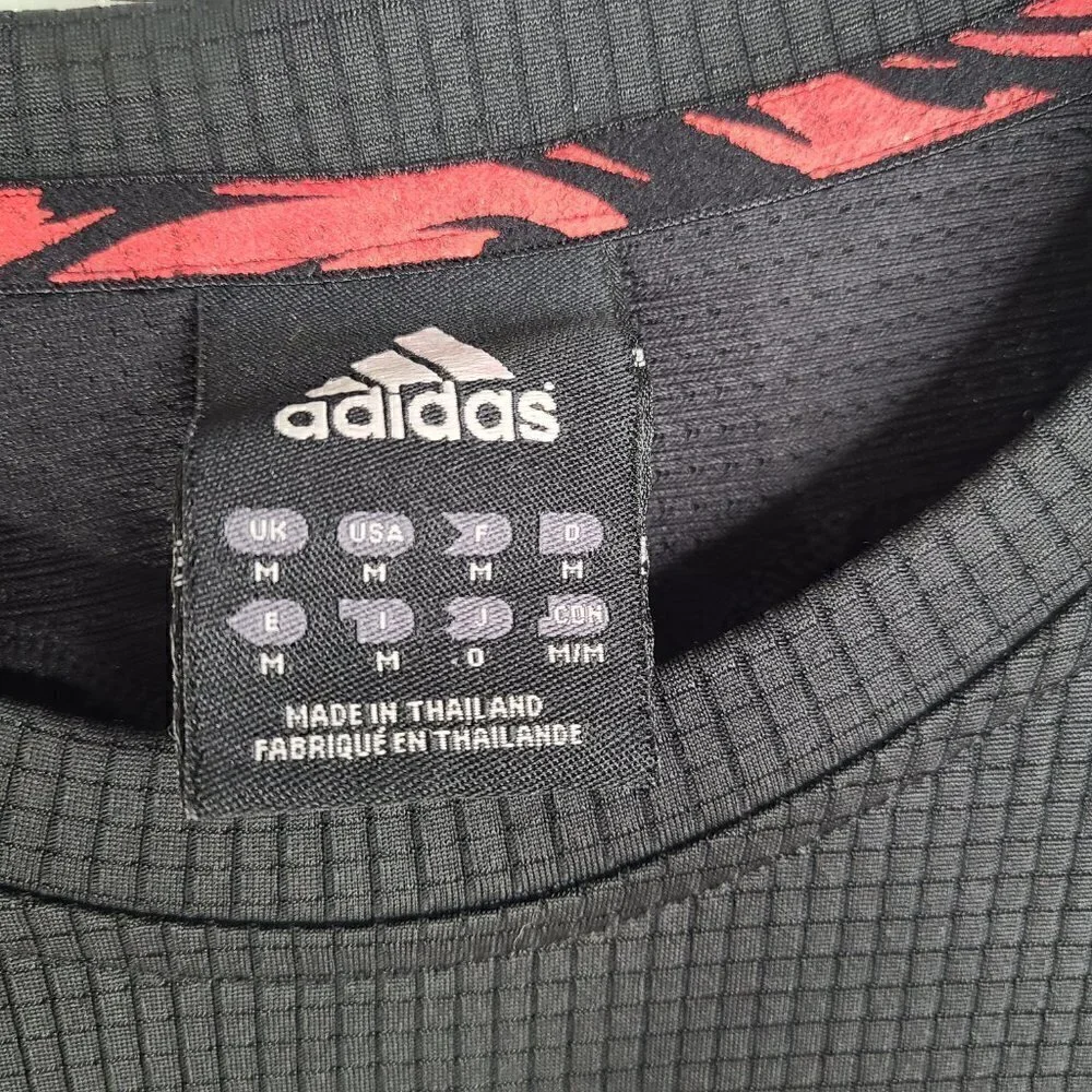 Chicago Bulls NBA Adidas ClimaCool Warm Up Long Sleeve Shooting Shirt Size M